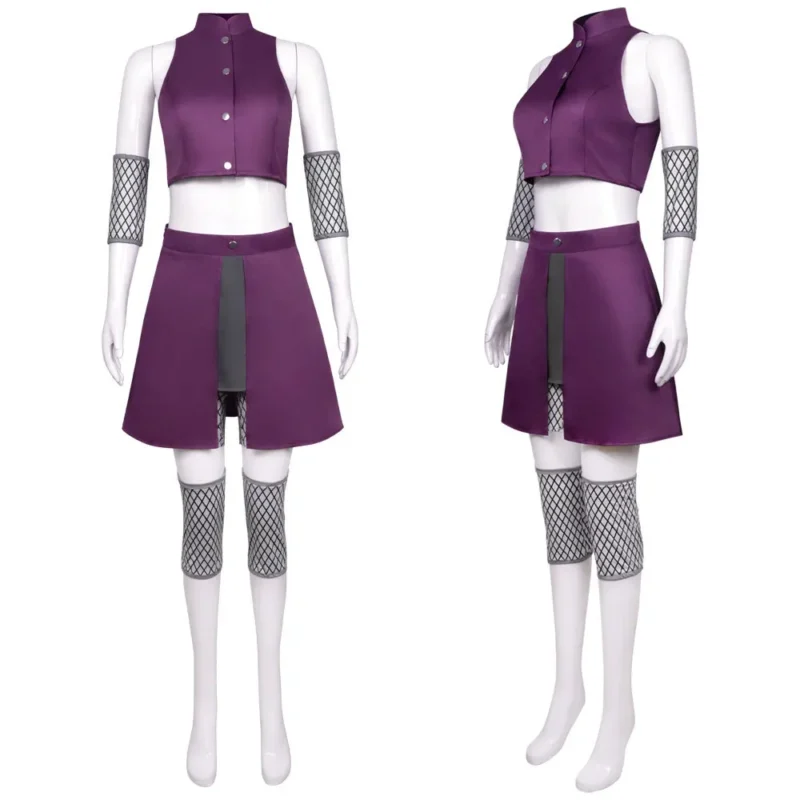 Naruto: Yamanaka Ino | Purple Ninja Outfit Cosplay Costume Set