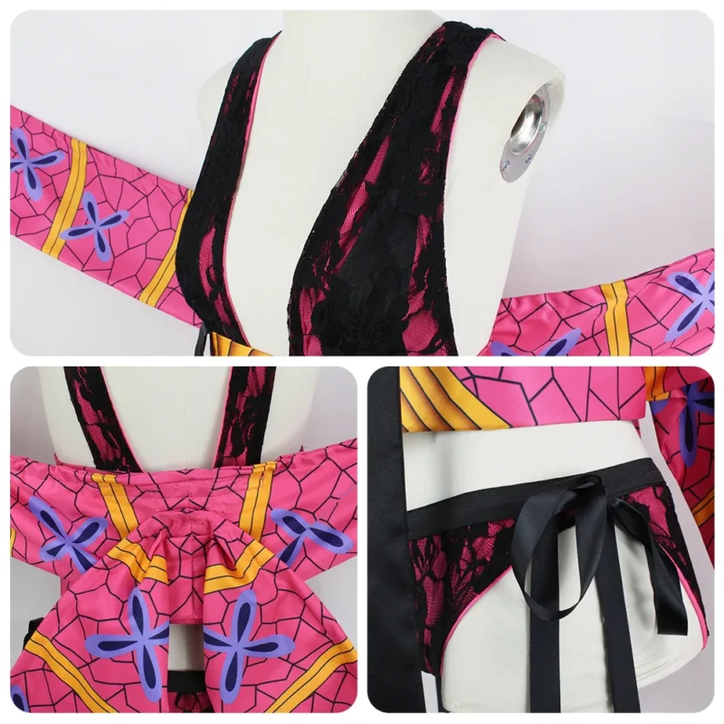 Demon Slayer: Kimetsu no Yaiba: Daki | Kimono Dress Cosplay Costume Set