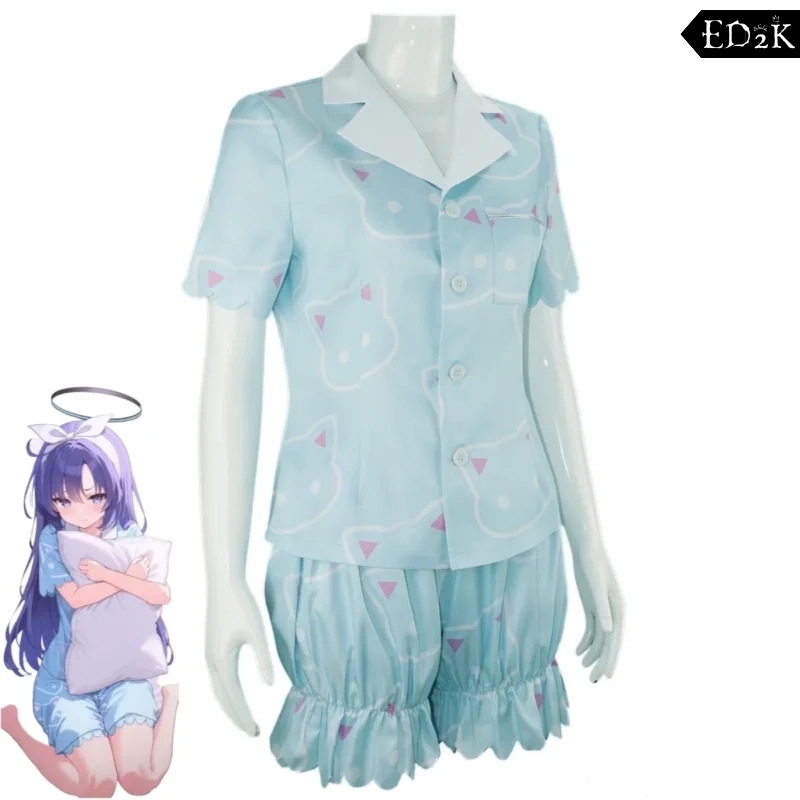 Blue Archive: Hayase Yuuka | Blue Outsuit Cosplay Costume Set
