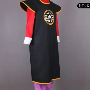 Dragon Ball Z: North Kaioshin | Purple and Gold Traditional Robe Cosplay Costume