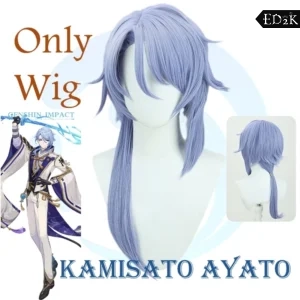 Genshin Impact: Kamisato Ayato | Blue White Traditional Uniform Cosplay Costume