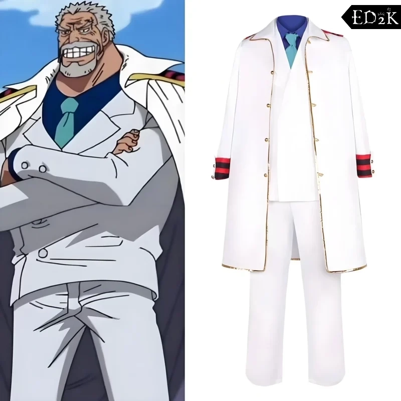 One Piece: Monkey D Garp | Marine Uniform Cosplay Costume