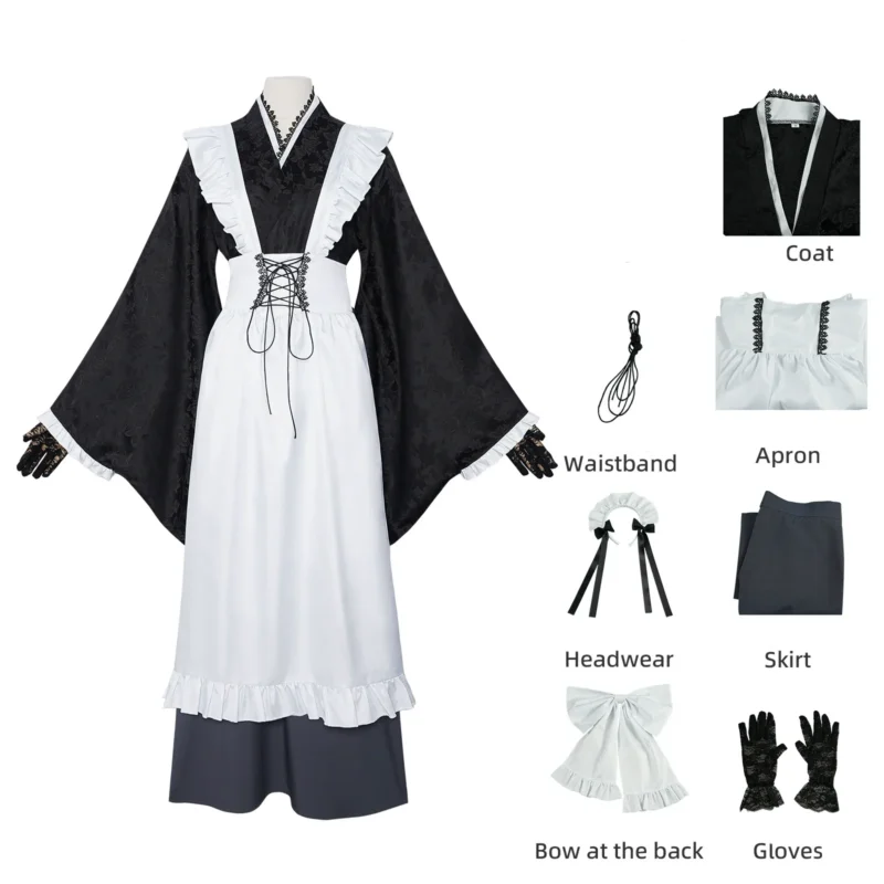 My Dress-Up Darling: Kitagawa Marin | Maid Dress and Kimono Cosplay Costume Set