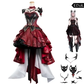 Love and Deepspace: Heroine | Fantasy Red Dress Cosplay Costume
