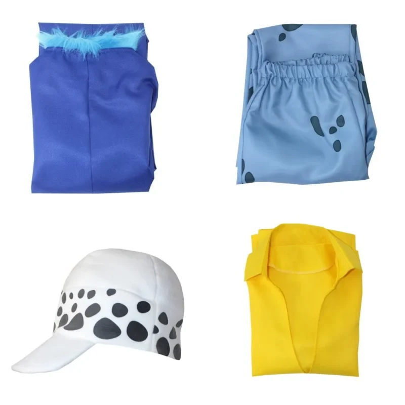 One Piece: Trafalgar D. Water Law | Coat Pants Cloak Cap Cosplay Costume