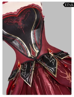 Love and Deepspace: Heroine | Fantasy Red Dress Cosplay Costume