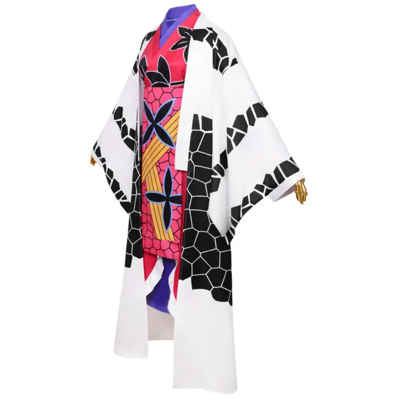 Demon Slayer: Kimetsu no Yaiba: Daki | Red Kimono Dress Cosplay Costume Set