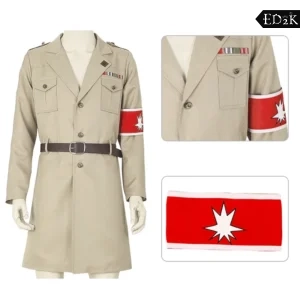 Alternative view of Attack on Titan: Marleyan Officer Cadet & Survey Corps | Uniform Cosplay Costume Set