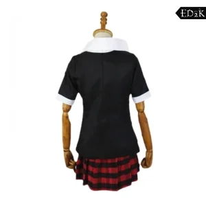 Danganronpa: Junko Enoshima | Red and Black Monokuma Cafe Uniform Cosplay Costume