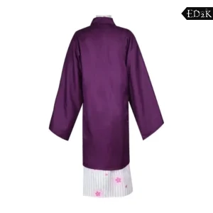 Demon Slayer: kimetsu no Yaiba: Kanroji Mitsuri | Purple Kimono Cosplay Costume Set