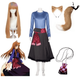 Spice and Wolf: Holo | Wolf Deity Cosplay Costume Set