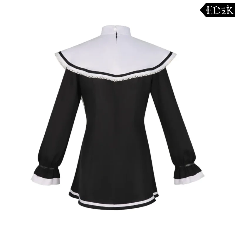 Project Sekai: SHINONOME ENA And AKIYAMA MIZUKI And YOISAKI KANADE And Asahina Mafuyu | Black Nun Habit Costume Cosplay