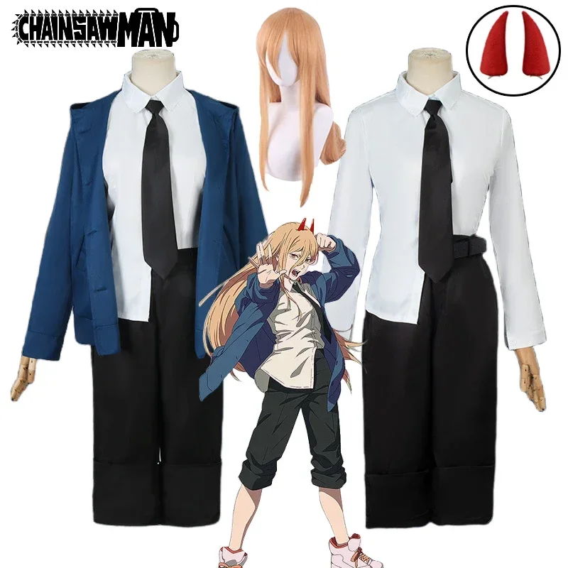 Chainsaw Man: Power | Blue Cosplay Costume Set
