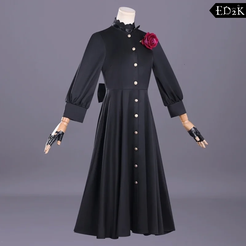 May I Ask For One Final Thing: Scarlet | Black Dress Costume Cosplay