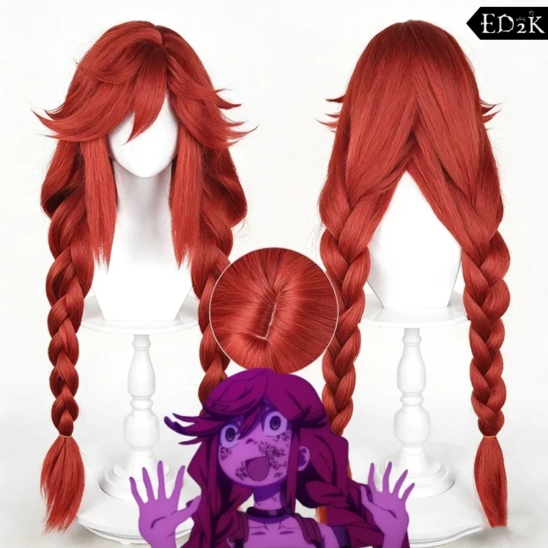 GACHIAKUTA: Li Glaze | Red Braided Heat-Resistant Wig Cosplay