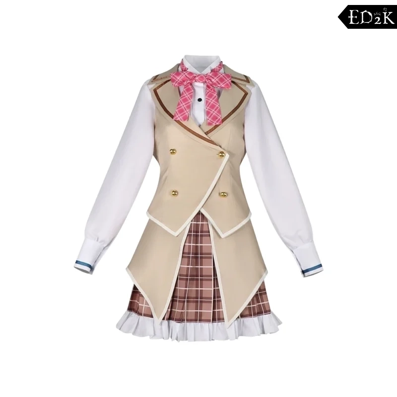 Alternative view of LimeLight Lemonade Jam: SHIMAKOSHI TSUKIMI | Brown School Uniform Costume Cosplay