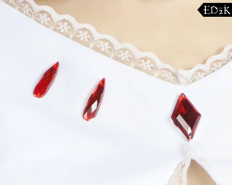 Puella Magi Madoka Magica: Madoka Kaname | White Uniform Cosplay Costume Set