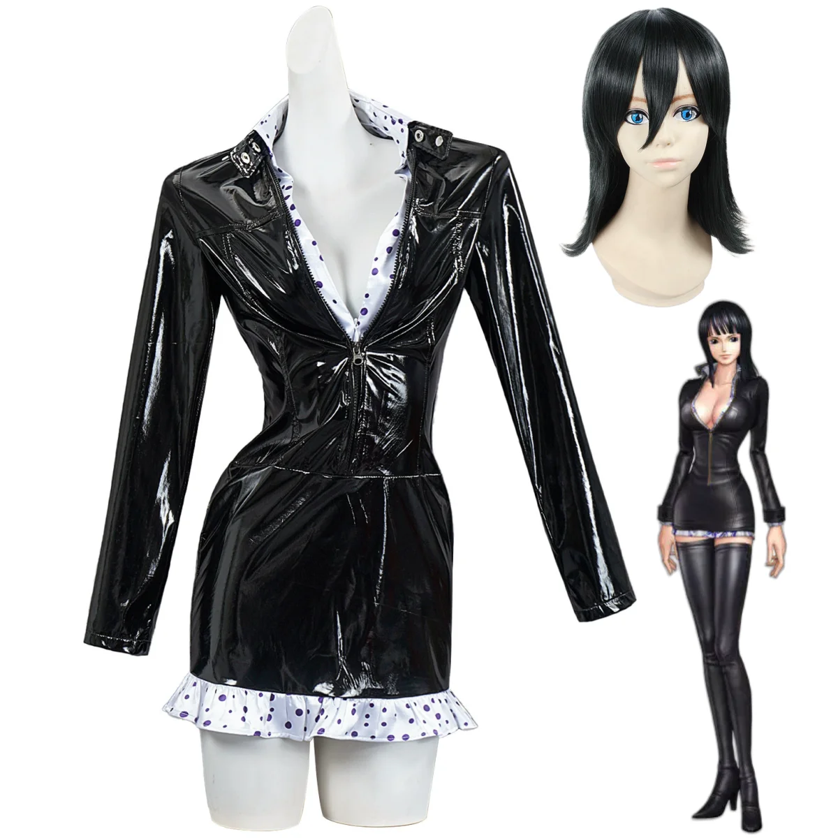 One Piece: Nico Robin | Miss All Sunday Cosplay Costume Set