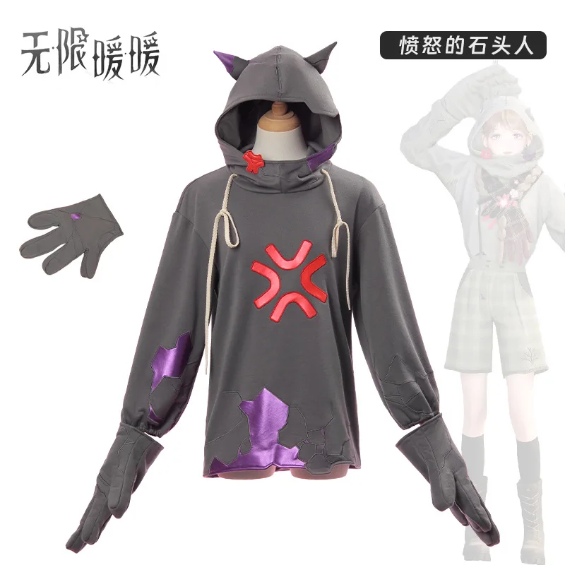 Infinity Nikki: Angry Stone Man | Hoodie Cosplay Costume