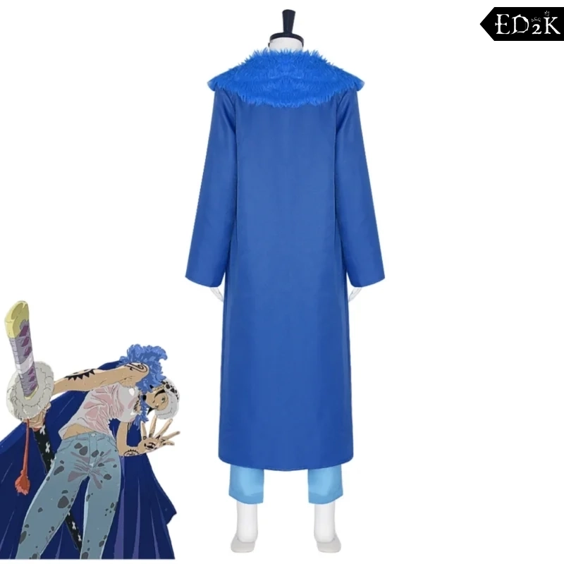 One Piece: Trafalgar Law | Blue Coat Cosplay Costume