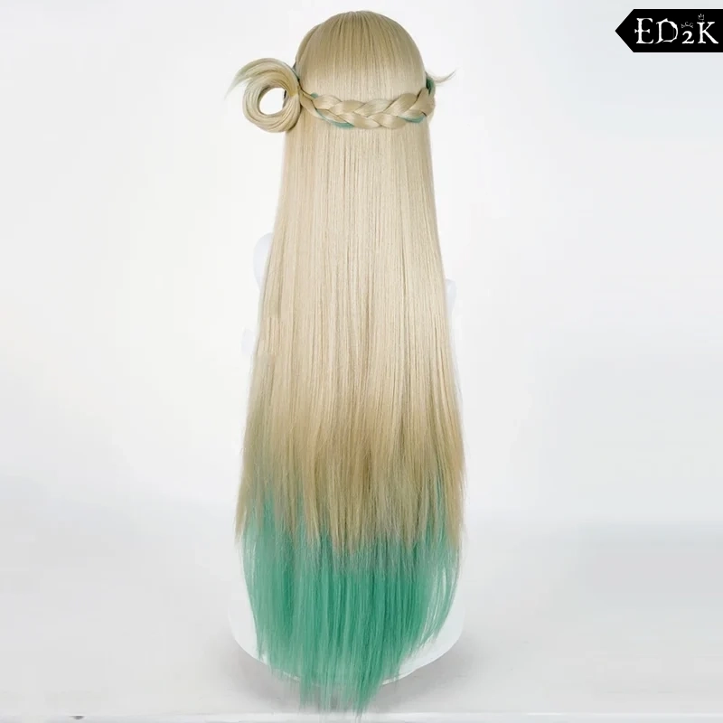 Wuthering Waves: LYNAE | Gold Green Gradient Long Heat-Resistant Synthetic Wig Cosplay