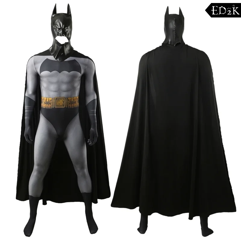 Alternative view of Detective Comics: Bruce Wayne(Batman) | Black Bodysuit Cosplay Costume Set