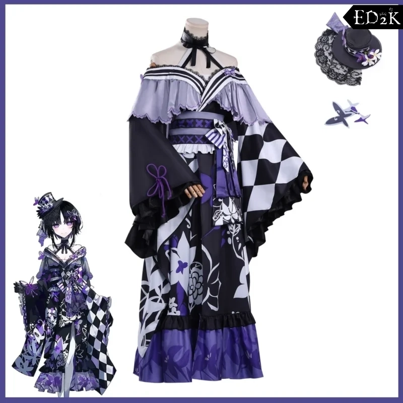 Magical Girl Witch Trial: Houshou Maago | Traditional Japanese Kimono Cosplay Costume Set
