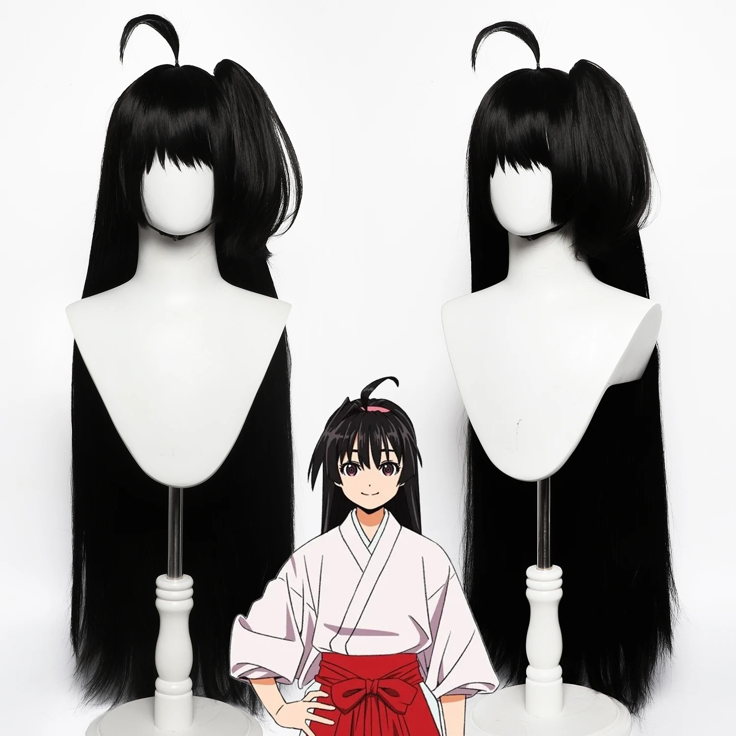 The Elusive Samurai: Ayako | Generic Black Straight Synthetic Wig Cosplay
