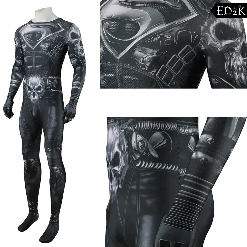Dark Night: Metal Superman (The Devastator) | Spandex Bodysuit Cosplay Costume