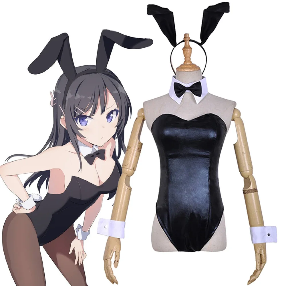 Rascal Does Not Dream of Bunny Girl Senpai: Mai Sakurajima | Bunny Girl Cosplay Costume Set