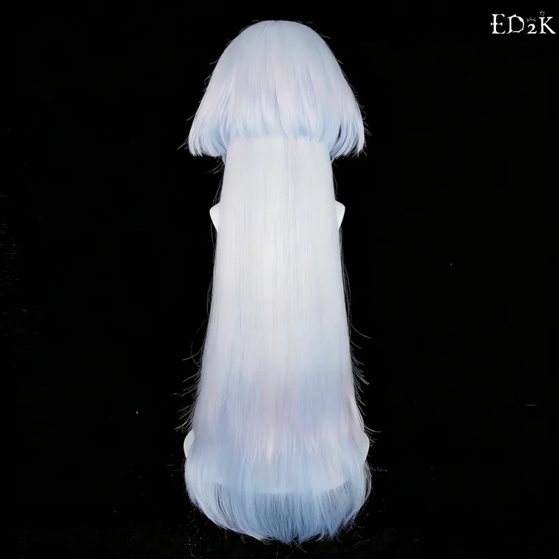 Wuthering Waves: MORNYE | Generic Silver Blue Gradient Long Synthetic Wig Cosplay