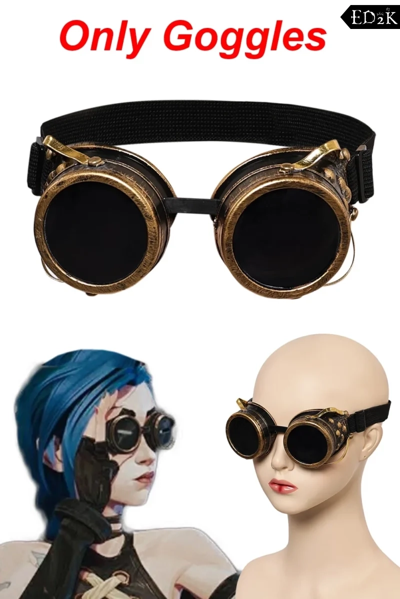 League of Legends: Jinx | Disguise Arcane Jinx Gas Mask Cosplay Accessory Props