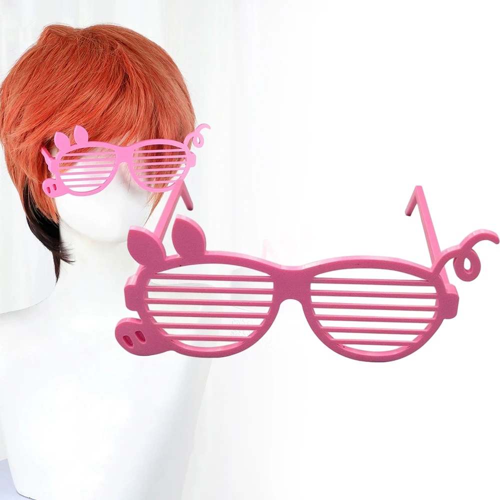 Zootopia: Nicholas Piberius Wilde | Pink Pig-Themed Cartoon Eyewear Props Cosplay