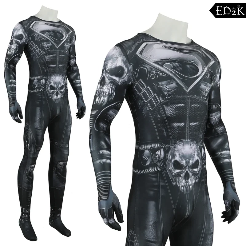 Dark Night: Metal Superman (The Devastator) | Spandex Bodysuit Cosplay Costume