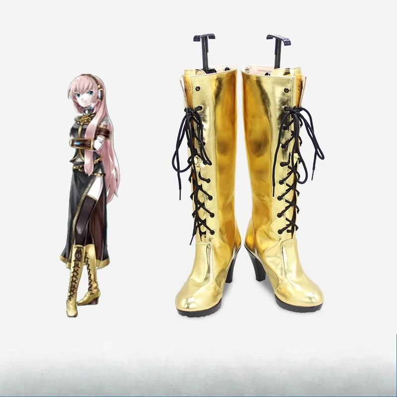 Megurine Luka | Golden Dark Cosplay Boots