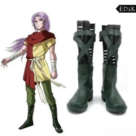Saint Seiya: Mu | Gold Cloth Handcrafted Faux Leather Boots Cosplay Props