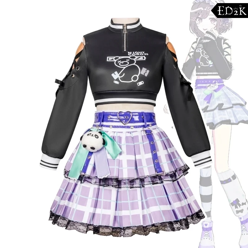 Project Sekai: SHINONOME ENA | Black Stage Uniform Costume Cosplay
