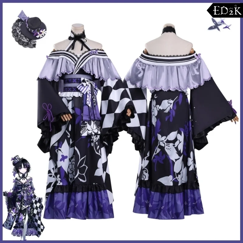 Alternative view of Magical Girl Witch Trial: Houshou Maago | Traditional Japanese Kimono Cosplay Costume Set