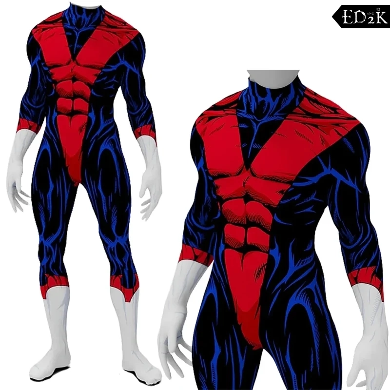Alternative view of X-Men: Kurt Wagner (Nightcrawler) |  Spandex Bodysuit Cosplay Costume