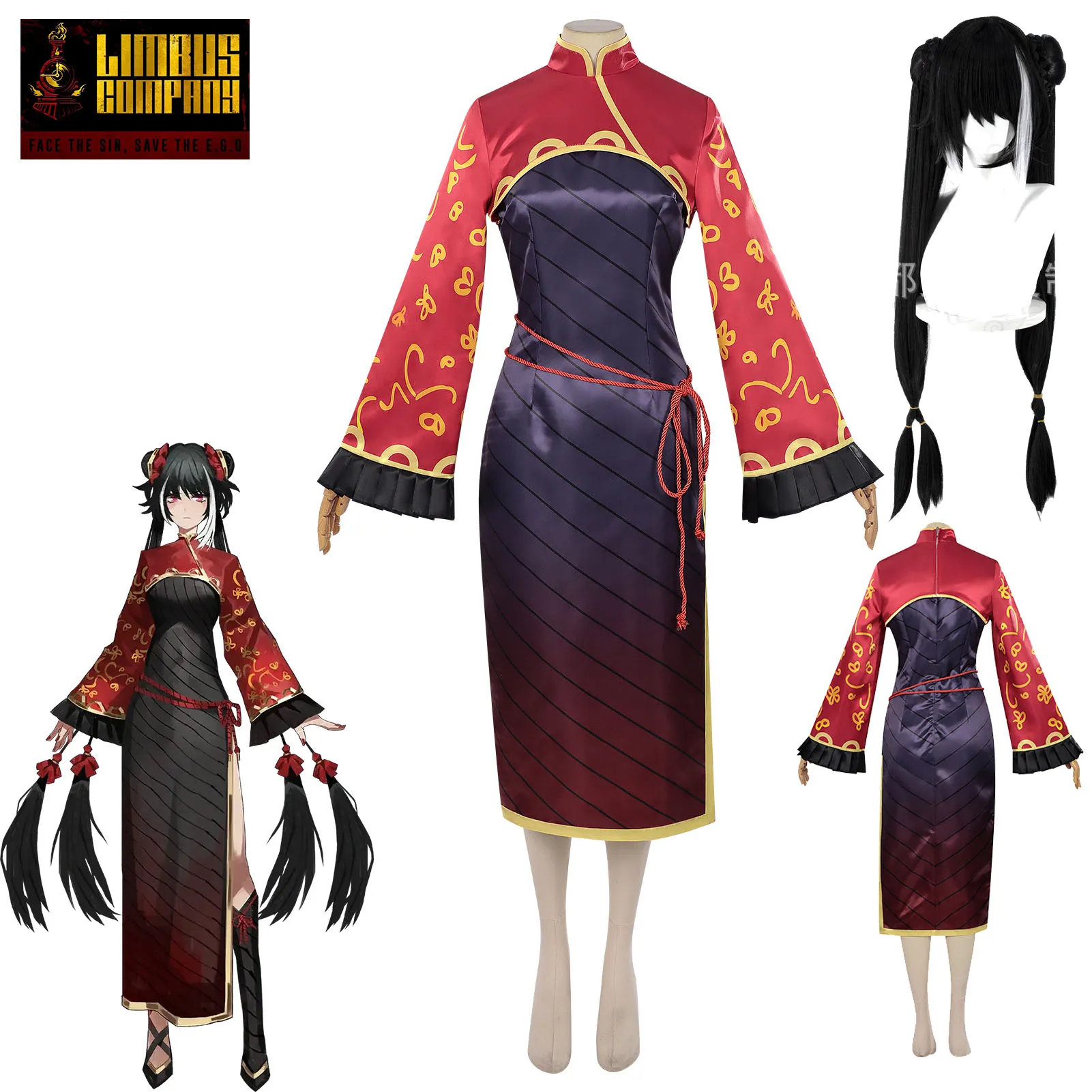 Limbuss Company: Jia Xichun | Traditional Chinese Qipao Dress Costume Set