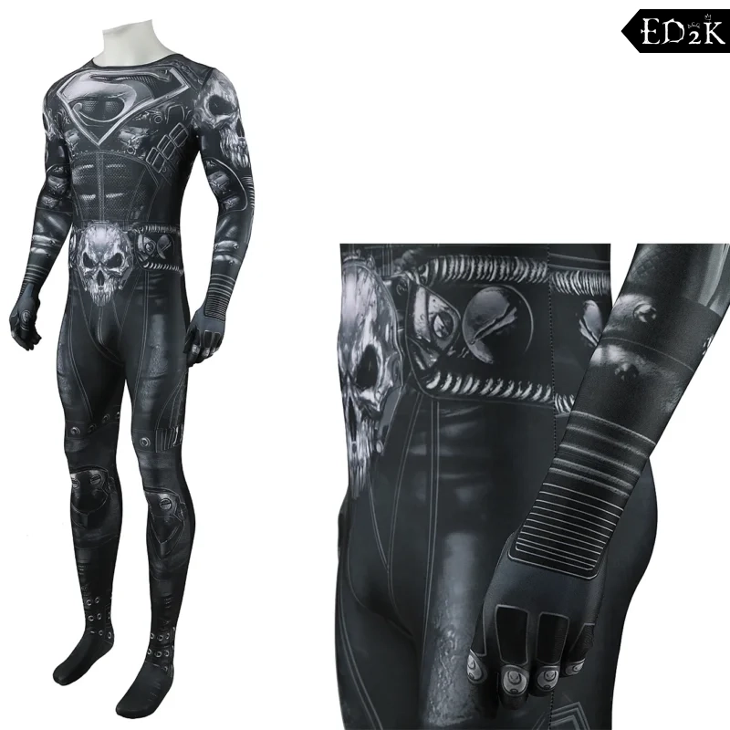 Dark Night: Metal Superman (The Devastator) | Spandex Bodysuit Cosplay Costume