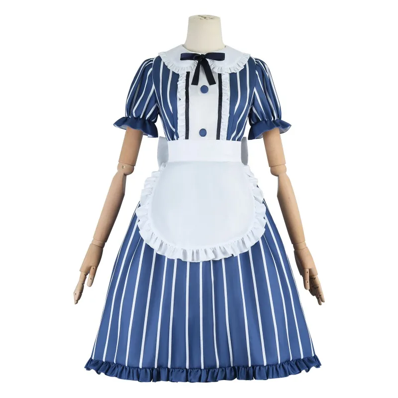 Alternative view of The Cafe Terrace and Its Goddesses: Ono Shiragiku | Waitress Uniform Cosplay Costume