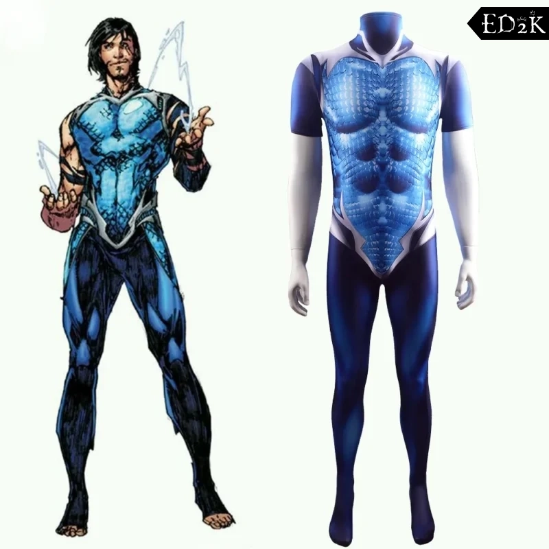 Teen Titans: Garth (Tempest) | Spandex Bodysuit Cosplay Costume