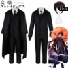 Bungo Stray Dogs: Dazai Osamu | Black Trench Coat and Suit Cosplay Costume Set