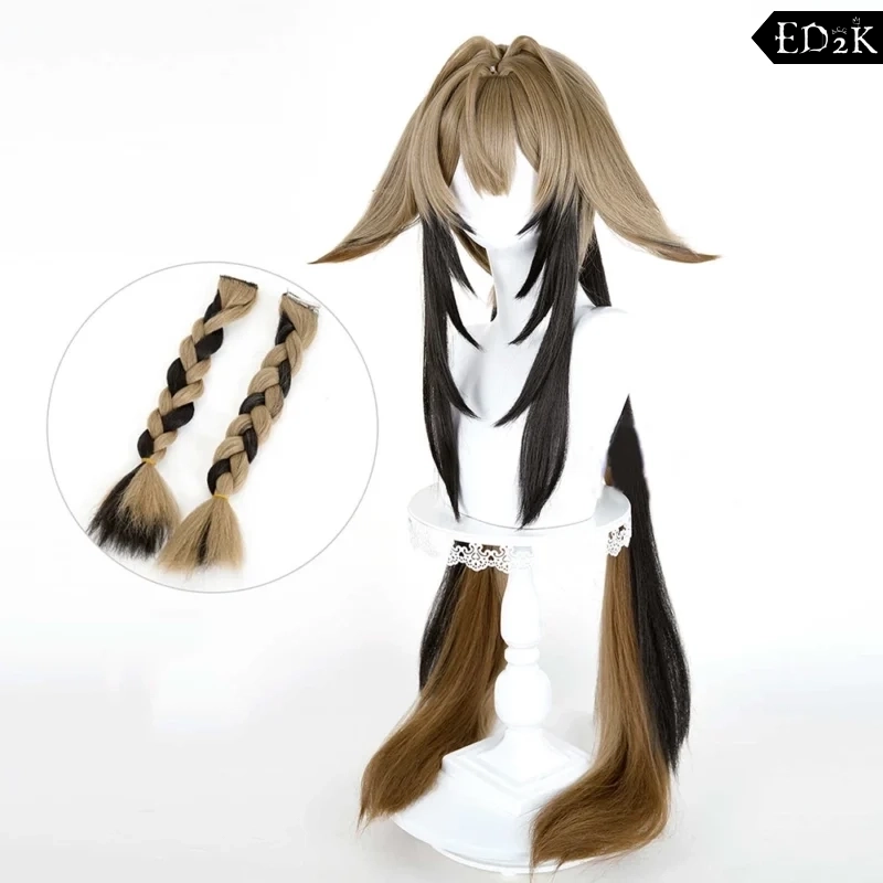 Zenless Zone Zero: Ye Shunguang | Black-Yellow Gradient Synthetic Wig