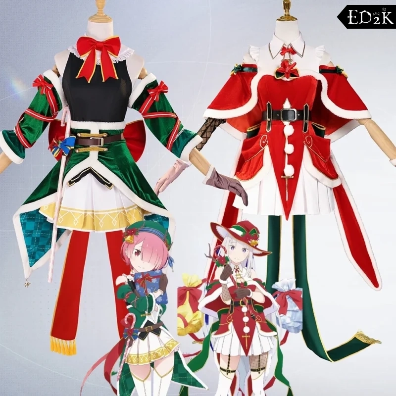 Re: Zero - Starting Life in Another World: Emilia And Ram | Holiday-themed Maid Costume