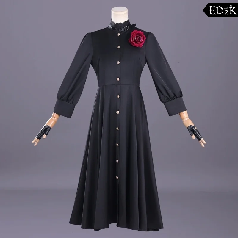 Alternative view of May I Ask For One Final Thing: Scarlet | Black Dress Costume Cosplay