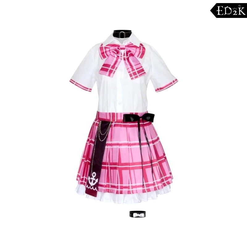 Alternative view of Hololive: Minato Aqua | School Uniform Costume Cosplay