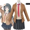 Rascal Does Not Dream of Bunny Girl‌ Senpai: Mai Sakurajima | School Uniform Cosplay Costume Set