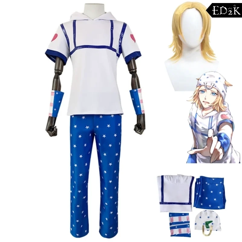 JoJo's Bizarre Adventure: Steel Ball Run | Johnny Joestar Racing Suit Cosplay Costume Set